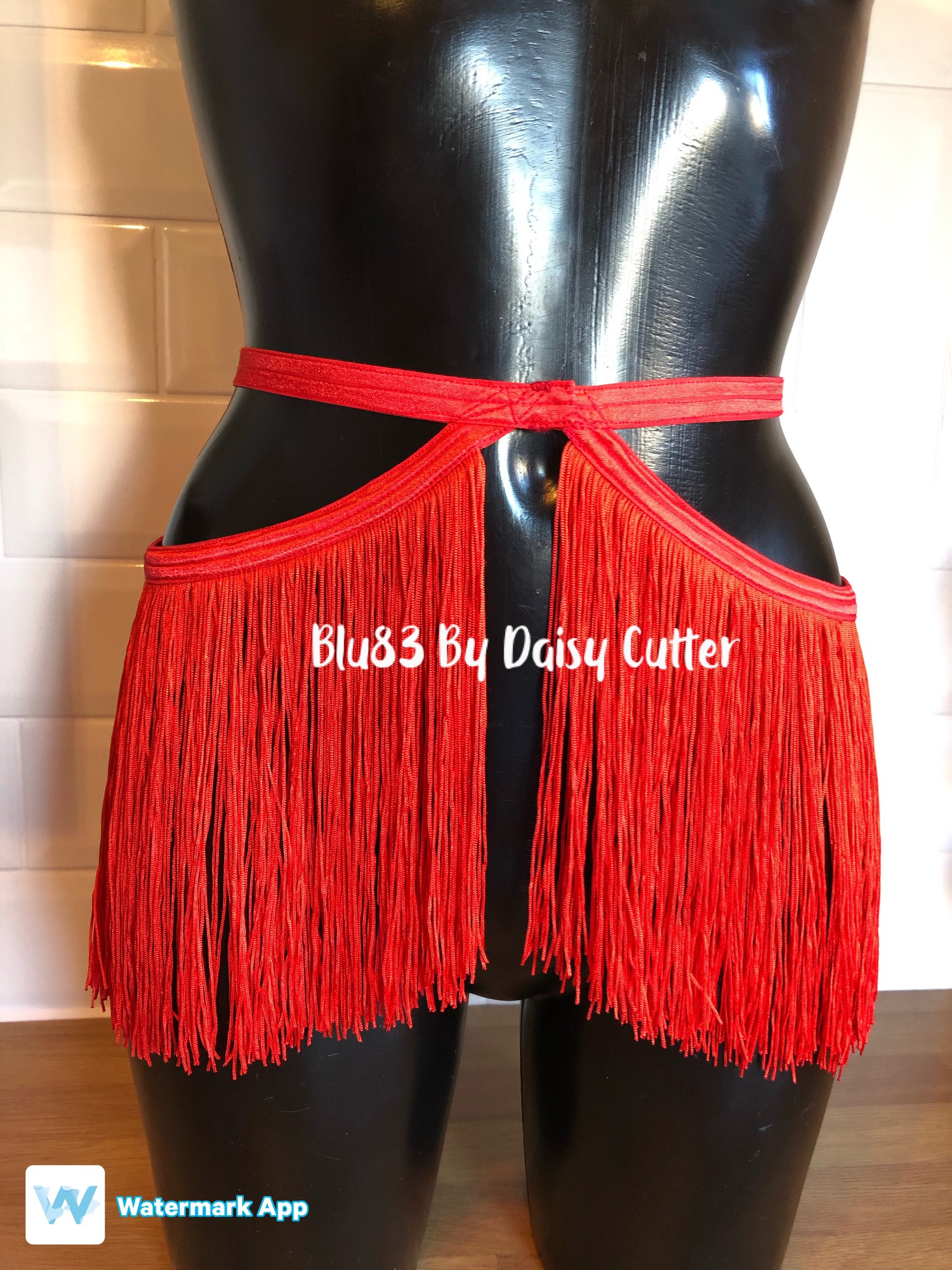 SASHAY- Burlesque fringe shimmy skirt shimmy belt