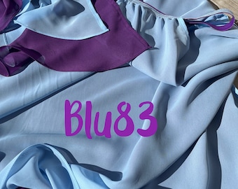 ANNA- DOUBLE LAYER Two panelled vintage style burlesque skirt