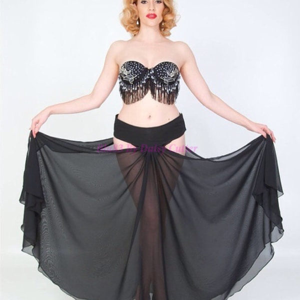 HAVANA - Panel skirt bump 'n' grind vintage burlesque style