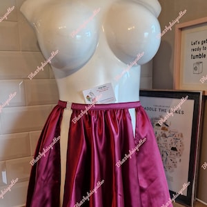 VAMP-SATIN- Burlesque short “flirt skirt”