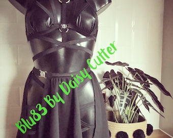 VAMP- CHIFFON- Burlesque chiffon short “flirt skirt”
