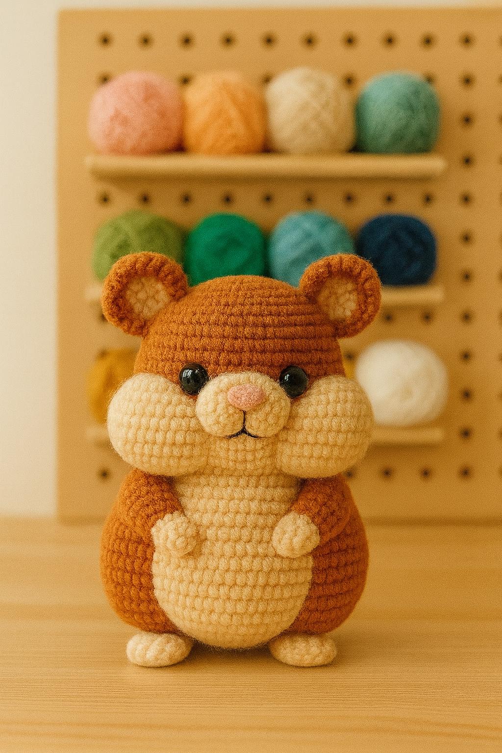 24 Hamster Crochet Patterns for Adorable Gifts, Desk Decor, and Tiny Plushie Fun 7 Hamster Crochet Pattern Easy Amigurumi Plush Toy