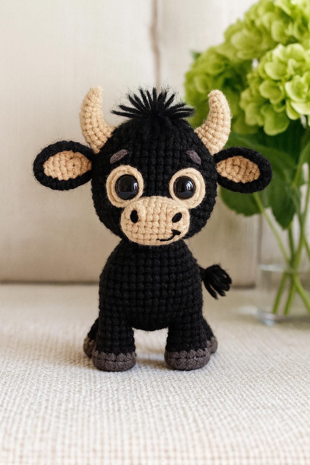 Cute Farm Bull Crochet Pattern PDF | Amigurumi Plush Toy DIY | Digital ...