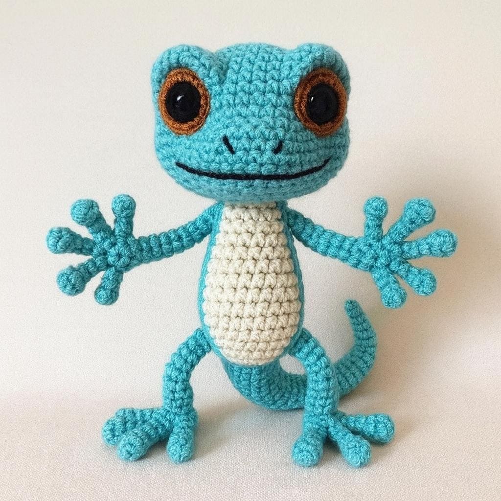 Crochet Gecko Pattern | Amigurumi Lizard Plush Toy (digital PDF) - Etsy