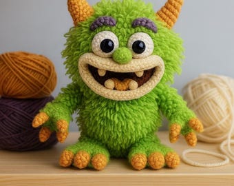 Amigurumi Monster Crochet Pattern – Beginner Friendly (Digital Download)