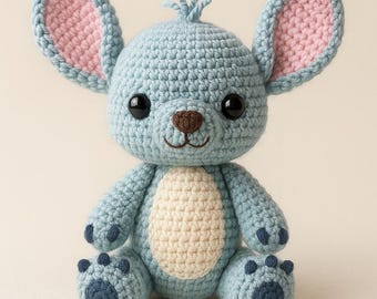 Bunny Amigurumi Crochet Pattern – Beginner Friendly Plush Toy (PDF)