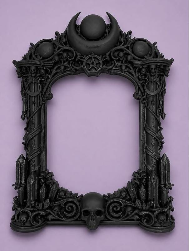 Goth picture frame - Etsy 日本