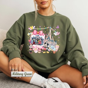 Custom Disney Photo Sweatshirt, Custom Disney Trip Shirt, With Picture Family Vacation, Disney Castle Shirt, Personalized Disney World Shirt image 4