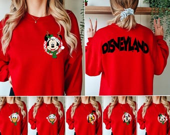 Disneyland Christmas All Characters Sweatshirt, Mickey And Friends Christmas Shirt, Disney Christmas Family Shirts, Christmas Family Sweater