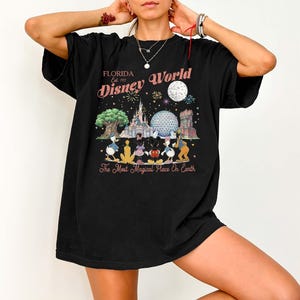 Comfort Colors Retro Disneyworld Florida Shirt, Vintage Mickey And Friends Shirts, Walt Disneyworld Tee,Disney 2026 Trip,Disney Vacation Tee image 4