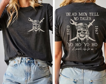 Comfort Colors® Pirates Of The Caribbean Dead Men Tell No Tales Shirt, Vintage Pirates Shirt, Retro 90s Pirates Shirt, Disney Pirates Shirt