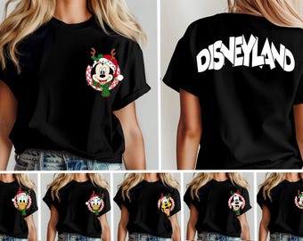Comfort Colors Disneyland Christmas All Characters Shirt,Mickey And Friends Christmas Shirt,Disney Christmas Family Tee,Christmas Family Tee
