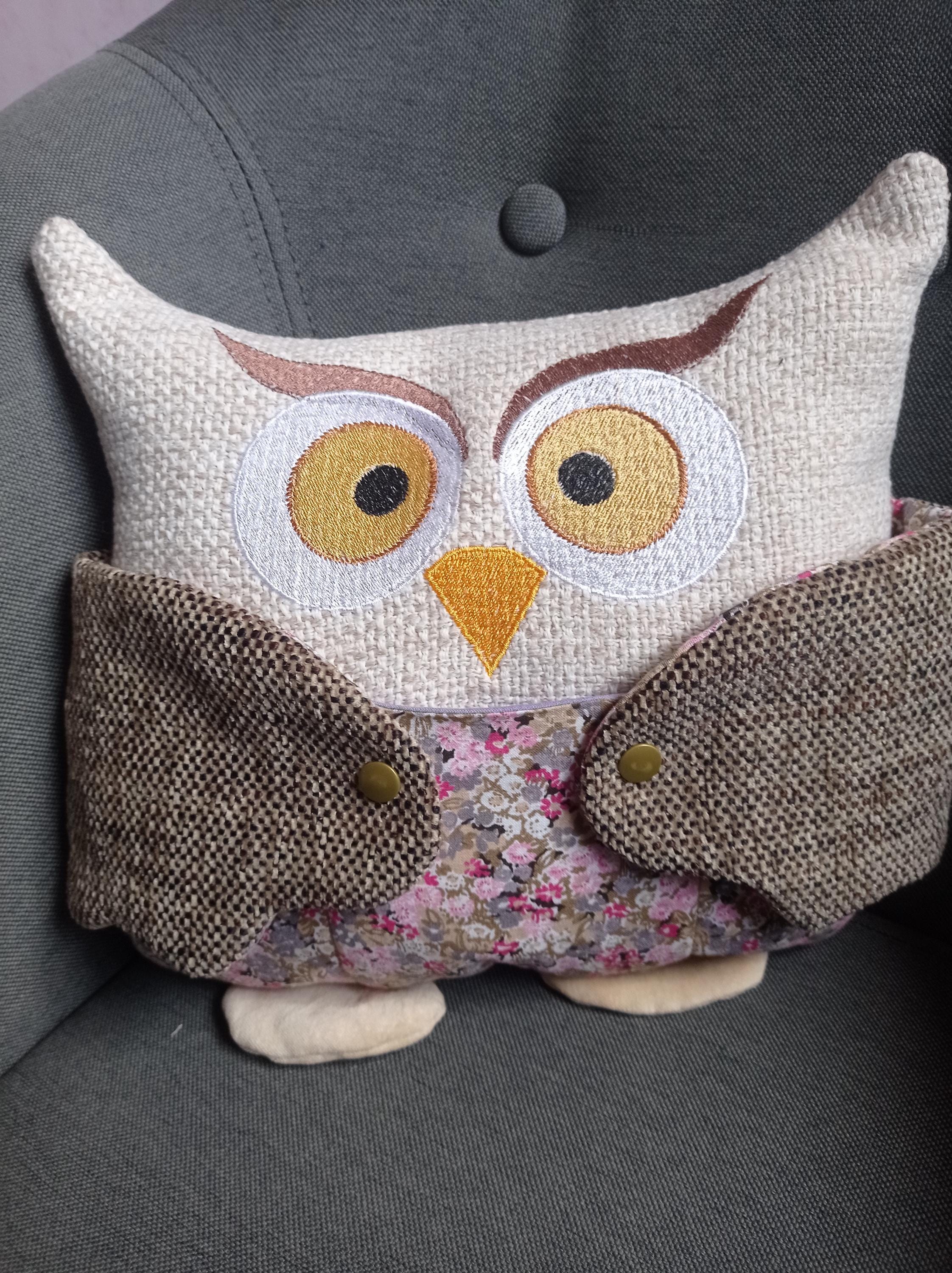 Coussin Hibou