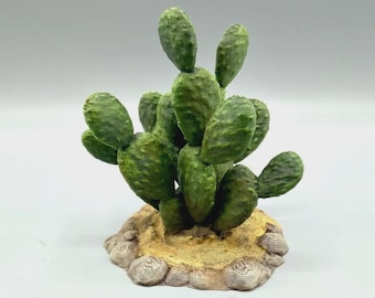 Terra Terrain – Sabra Kaktus - Decoration for and Vivariums Terrariums - D&D Wargaming Terrain - Tabletop Gaming