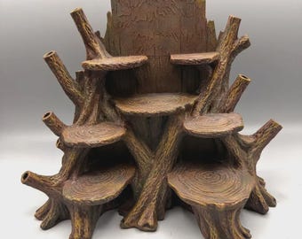Display Stand - Branchland 3D Printed - Decor Decoration for and Vivariums Terrariums - D&D Wargaming Terrain - Tabletop Gaming