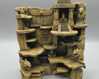 3D Background "Ruins of an Egyptian Temple" Decor Decoration for and Vivariums Terrariums - D&D Wargaming Terrain - Tabletop Gaming