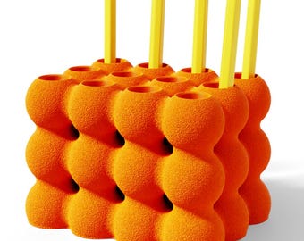 3D Printed Molecule Pen Holder, Science Teacher Gift, Chemistry Desk Organizer, Modern Pencil Cup, Cool Office Decor, Fun Desk Accessories