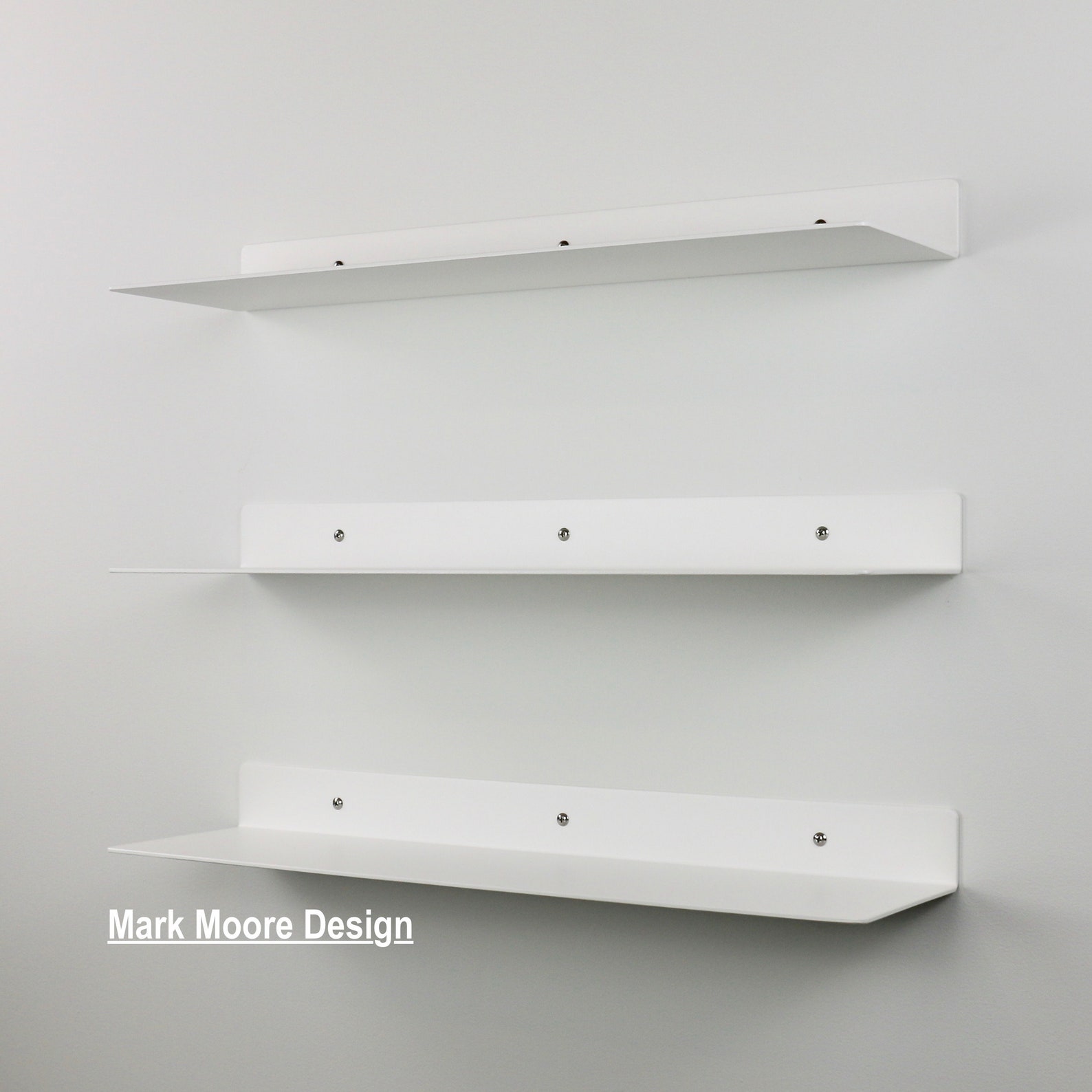 Metal Wall Shelf White Floating Modern Wall Shelves Etsy