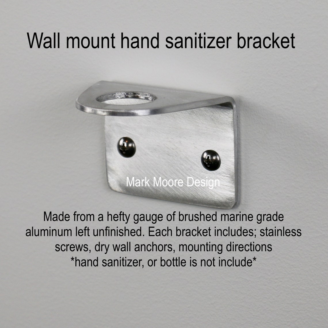 Hand sanitizer wall mount bracket Wall mount hand sanitizer Etsy