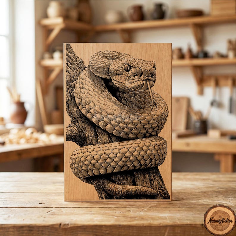 Coiled Snake Engraving PNG Transparent | Viper Reptile Clipart | Laser ...