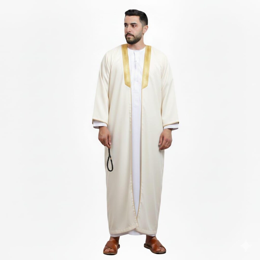 Men's Bisht Robe | Arabian Islamic Wedding Cloak - Etsy UK