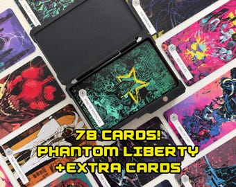 サイバーパンク タロット デッキ 28枚 ファントム リバティ 4 皇帝