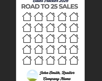 Realtor Road to 25 Verkaufs-Tracker