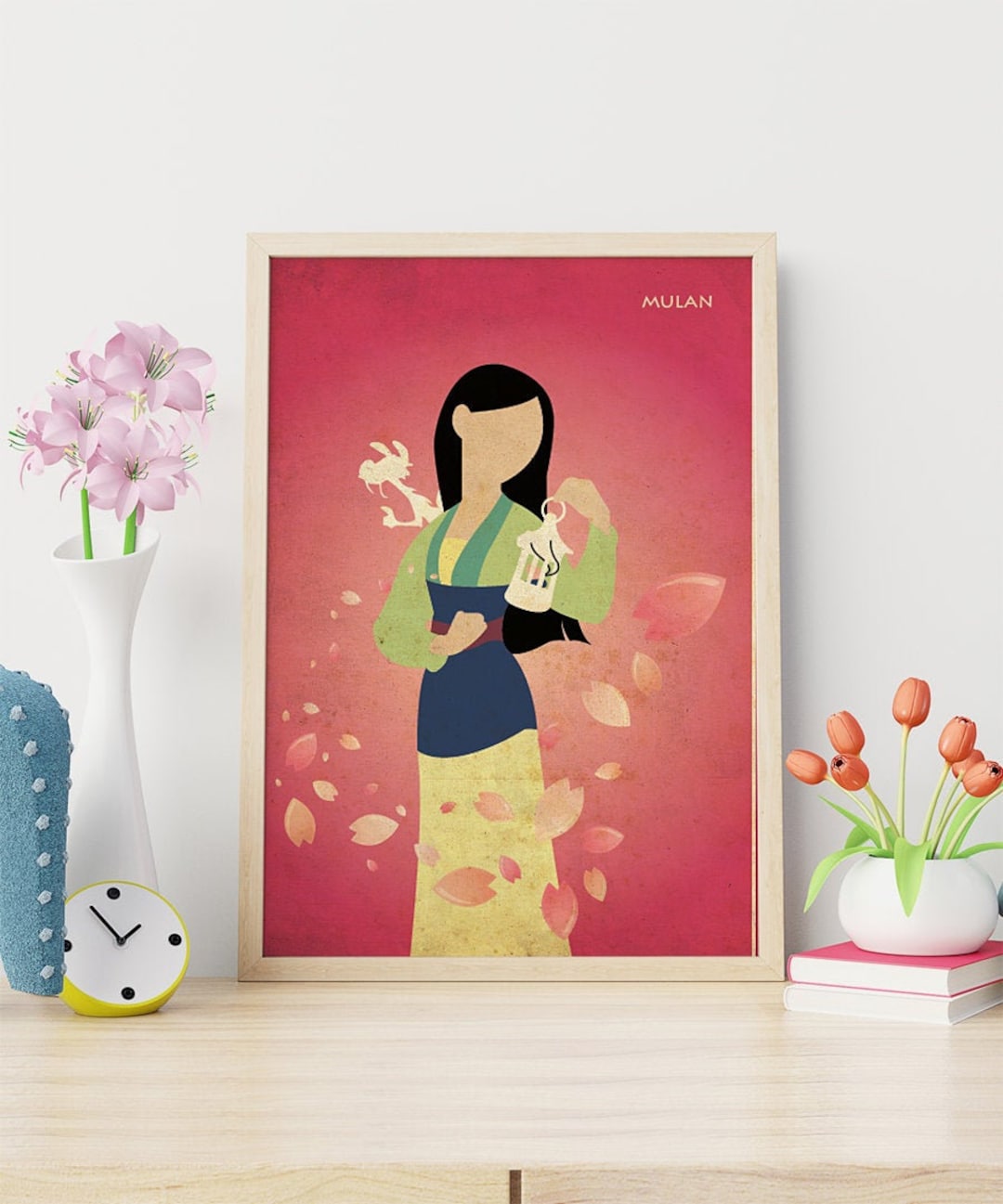 Disney Princess Mulan Wall Art Nursery Print Girl Nursery - Etsy