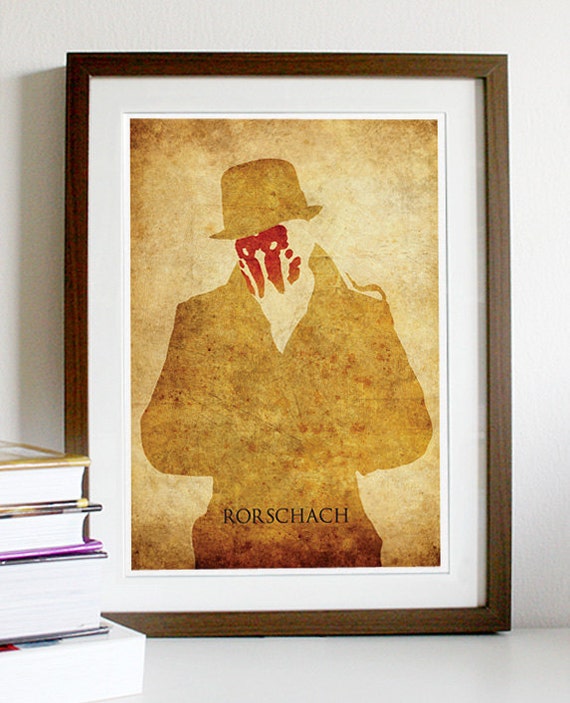A3 A4 Framed Option Watchmen Classic Movie Poster Canvas Art Print