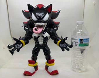 Venom Shadow 3D Printed Figure: Cosmic Black, Hand-Painted Collectible