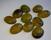 lot agate naturelle teinte (10pcs)