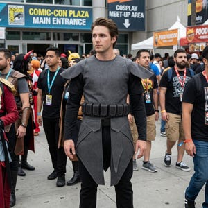 Boba Fett Custom Flight Suit – Mandalorian Inspired Boba Fett Black Under-Suit & Belt Set