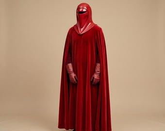 Imperial Royal Guard Costume – Crimson Velvet Stage-Ready Cosplay Outfit