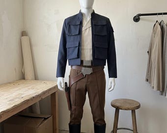 Disfraz de contrabandista inspirado en Star Wars / Atuendo al estilo de Han Solo / Disfraz de ciencia ficción para Halloween