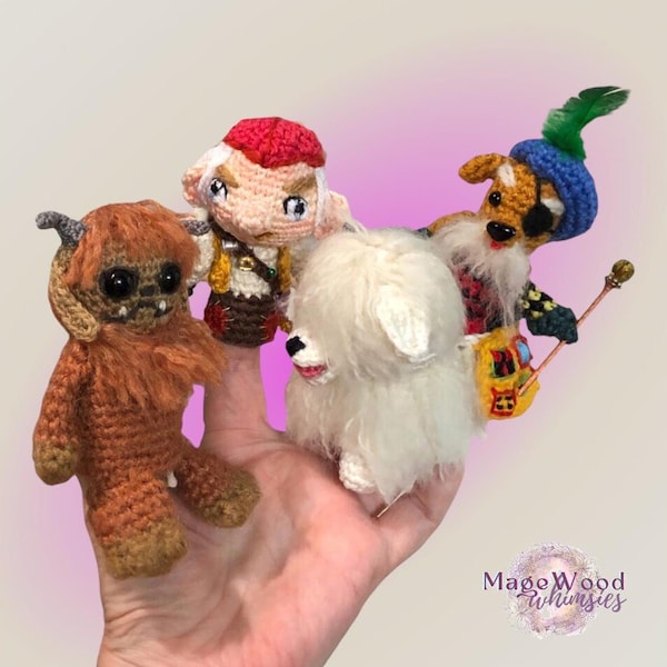 Patrones de crochet para marionetas de dedo (parte 2)