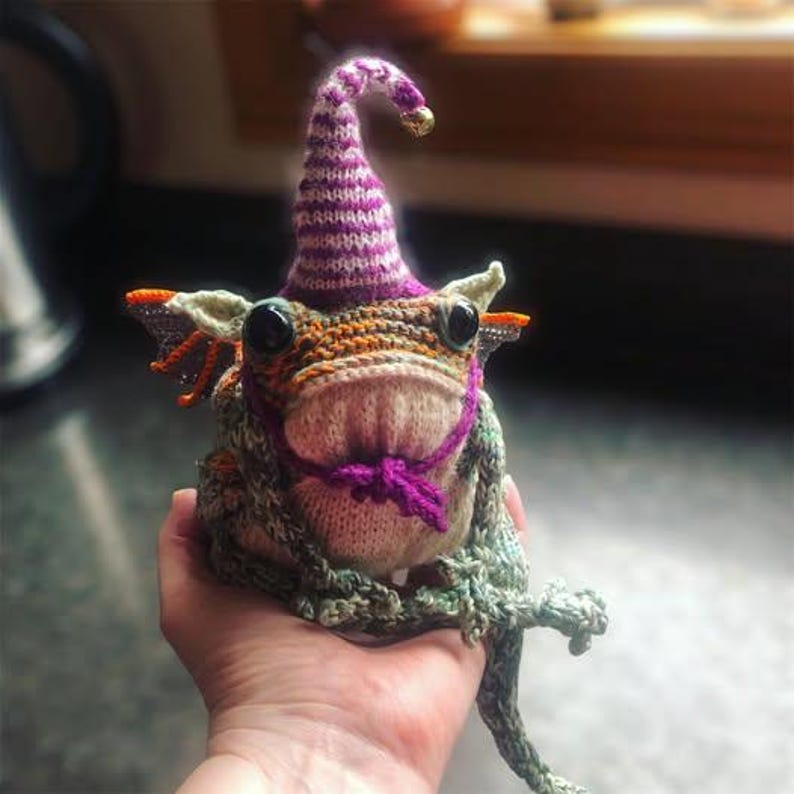 Toad Familiar Knitting Pattern~~~Digital Download image 9