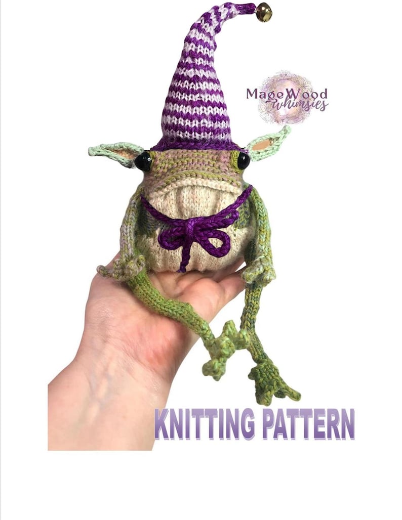 Toad Familiar Knitting Pattern~~~Digital Download image 11