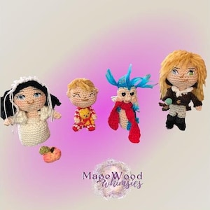 Labyrinth Friends Finger Puppet Crochet Patterns Part 1 -- Digital Download
