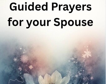 Diario di preghiera di 7 giorni per il tuo coniuge / Preghiere di guerra spirituale per il matrimonio / Guida digitale alla preghiera cristiana / Donne di fede in formato PDF