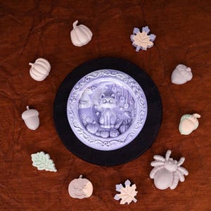 Halloween Aroma Stones, Spooky Scent Diffuser Decor, Ghosts, Witch Hat, Medallions & Bag of Whimsy