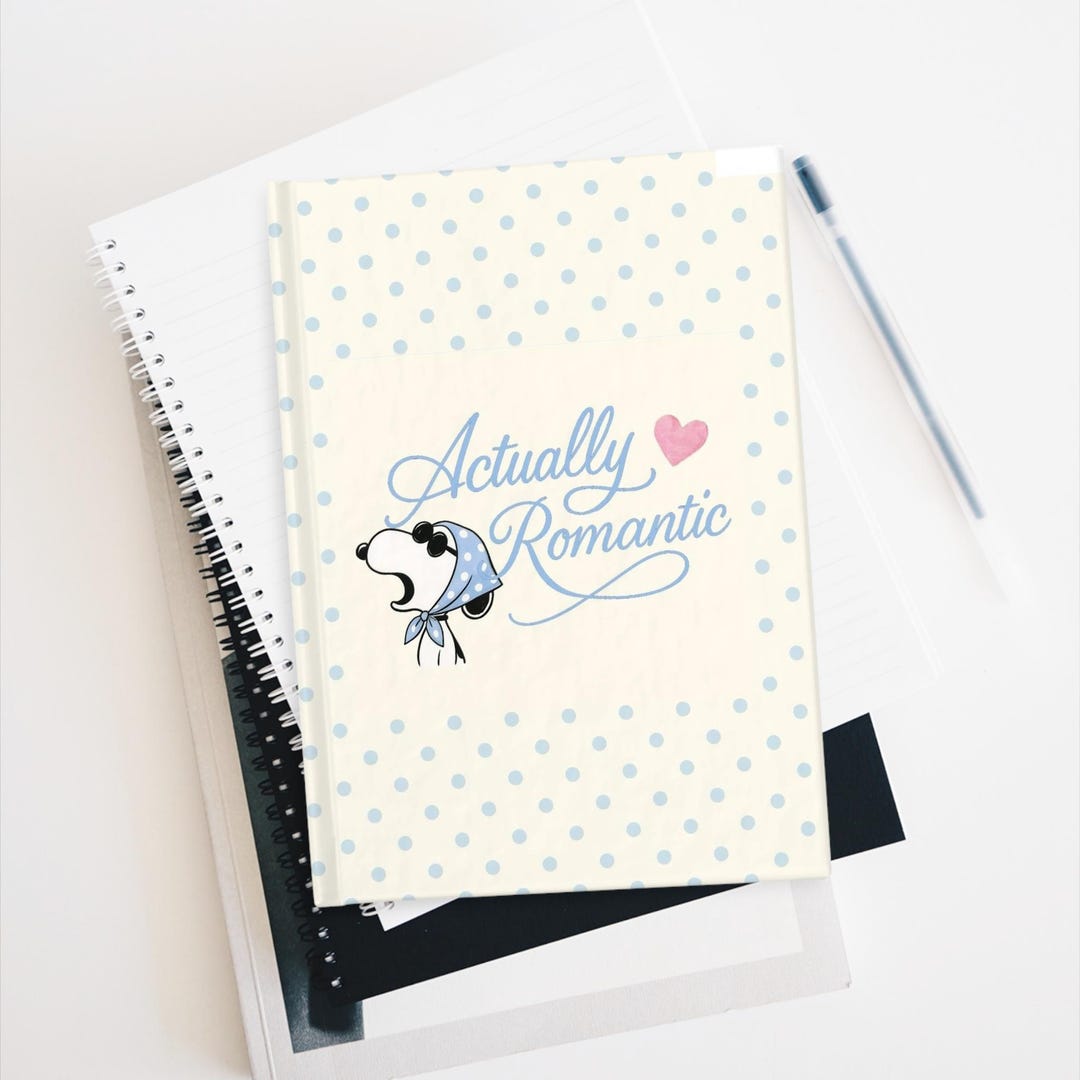 Snoopy Blank Journal - Etsy