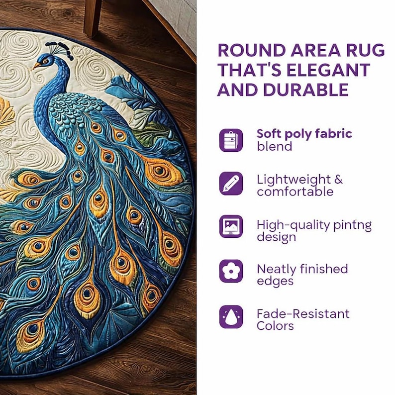 3D Santa Illusion Round Rug – Christmas Holiday Home Decor - Etsy
