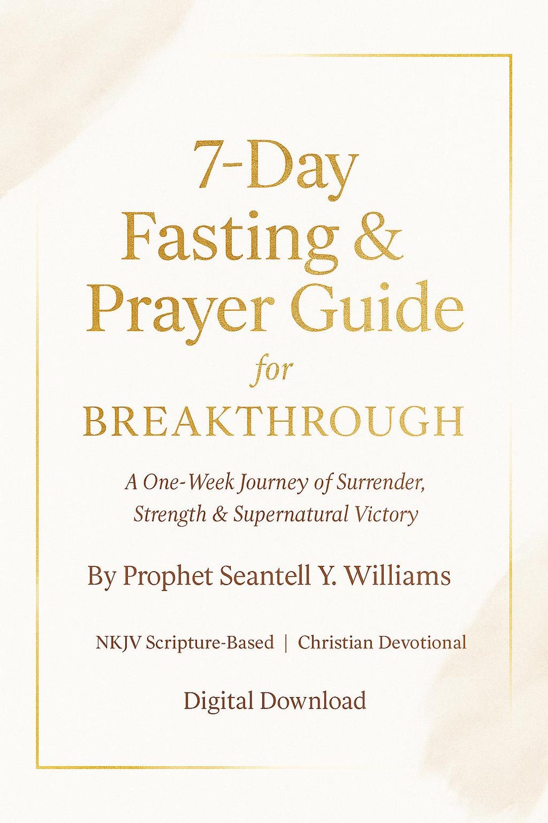 7 Day Fasting Prayer Guide for Breakthrough - Etsy