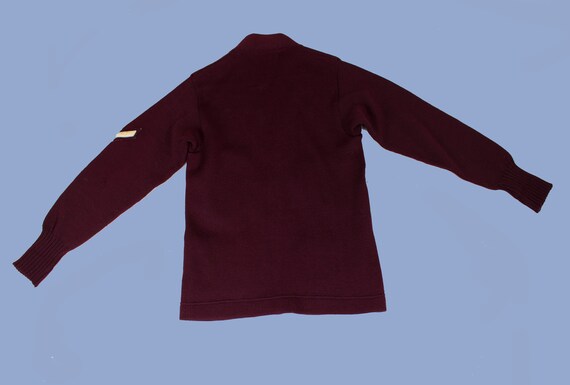 Ladies 1950s Varsity Sweater Wool Cardigan 58 Sma… - image 7