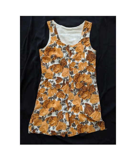1950s Cotton Romper Small