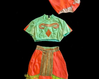 XS Margaret 1940s Dance Costume - 3 piece set