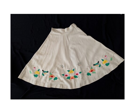 Embroidered clearance applique skirt