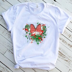 Minnie Disney Christmas Splatter / Disney Christmas