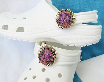 Ladybug Accessories for Crocs and Flip Flop, Shoe Clips for Sandal and Crocs, Accessories for Shoes