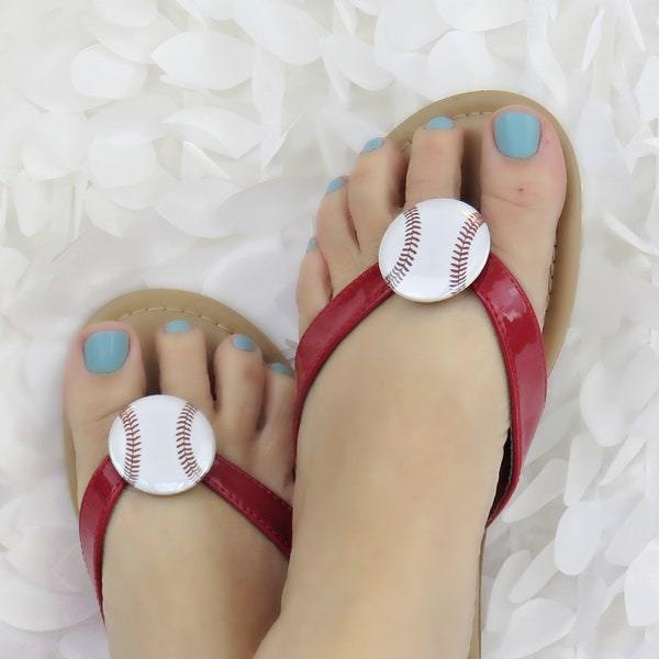 Baseball Accessories for Flip Flops, Sandals and Sneakers